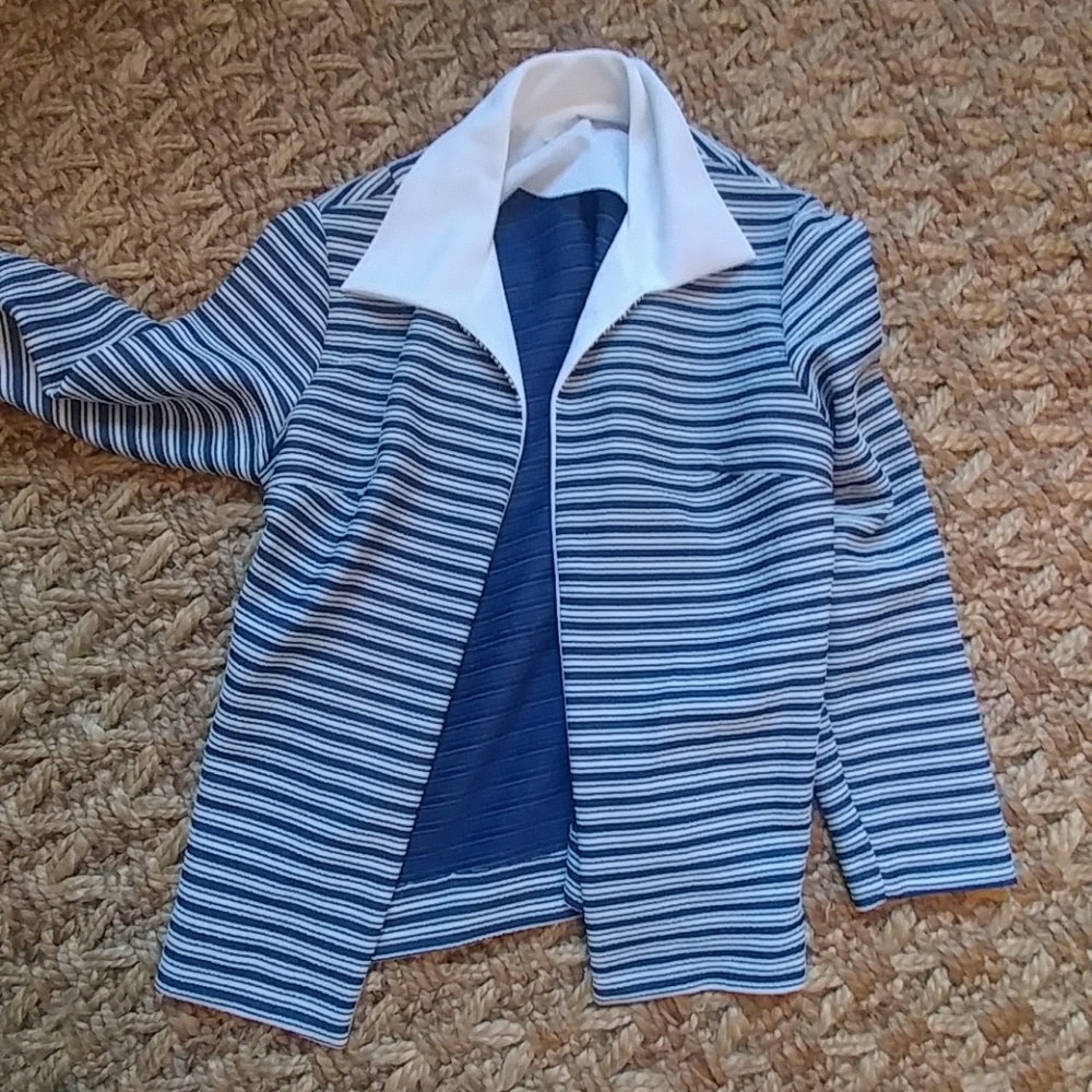 Vintage Navy and white striped dress - Picture 8 of 8